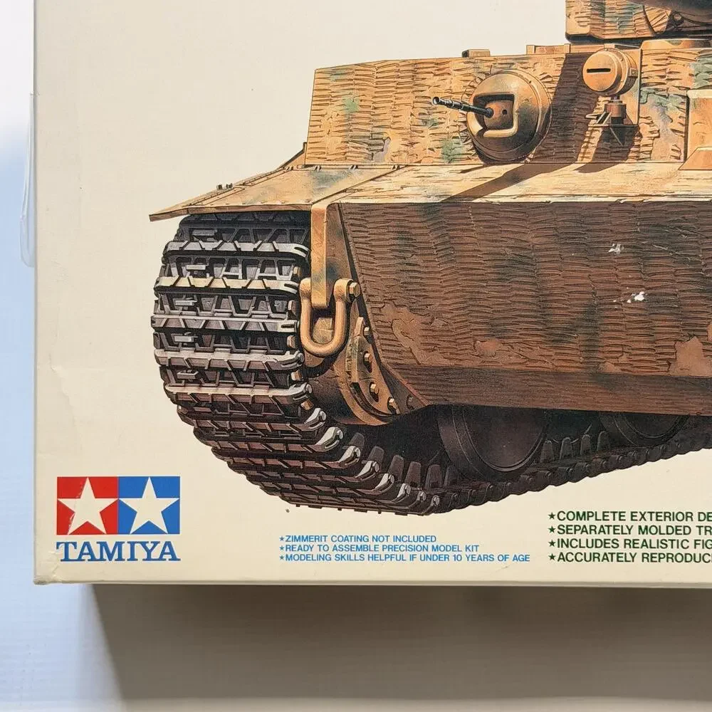 Tamiya German Tiger I Mid Production Tank 1/35 Model Kit Unassembled WWII